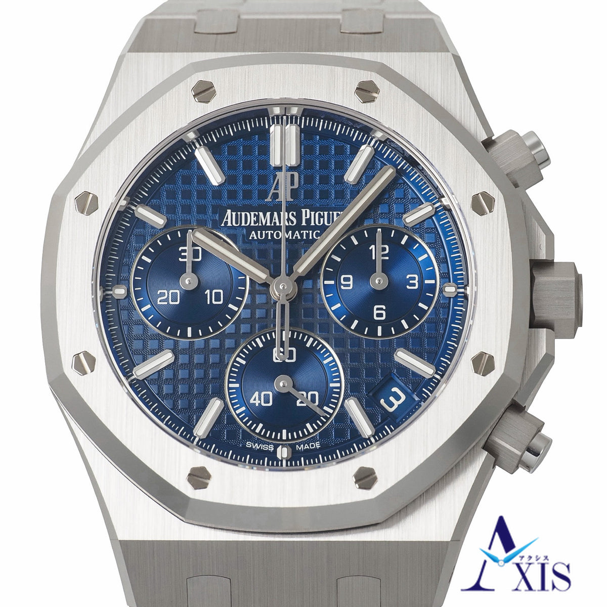Audemars Piguet 26239BC.OO.1220BC.01 Royal Oak Chronograph, Limited Edition of 222 Pieces Worldwide, Blue and White Gold