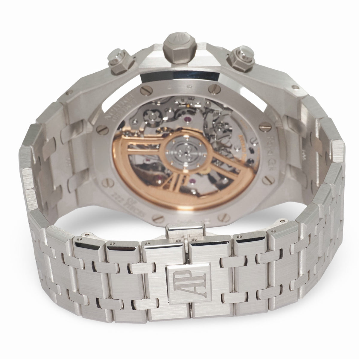 Audemars Piguet 26239BC.OO.1220BC.01 Royal Oak Chronograph, Limited Edition of 222 Pieces Worldwide, Blue and White Gold