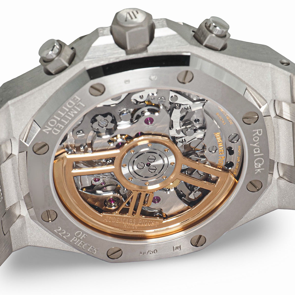 Audemars Piguet 26239BC.OO.1220BC.01 Royal Oak Chronograph, Limited Edition of 222 Pieces Worldwide, Blue and White Gold