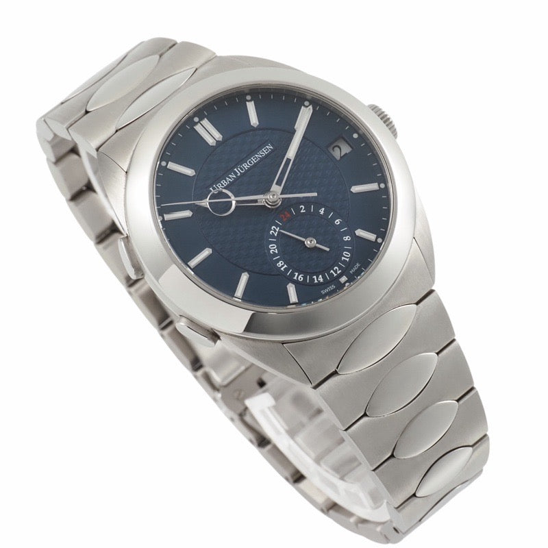 ウルバン ヤーゲンセン 5541-SS-L333CSU ワン GMT ブルー ステンレス