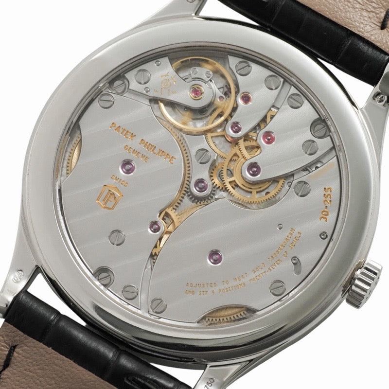 パテックフィリップ 6119G-001 カラトラバ 保証書2021年 グレー ホワイトゴールド