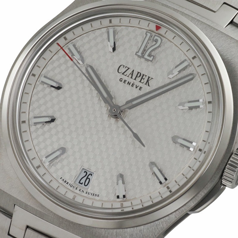 [未使用] Czapek CZANT_PdDIW 南极通道 de Drake 冰白不锈钢