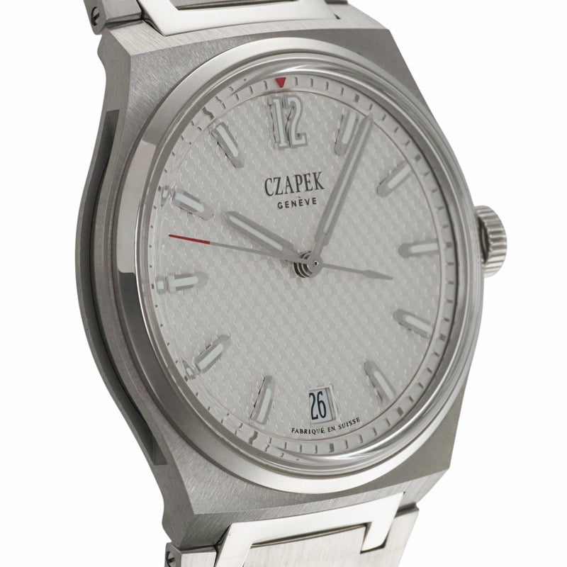 [未使用] Czapek CZANT_PdDIW 南极通道 de Drake 冰白不锈钢