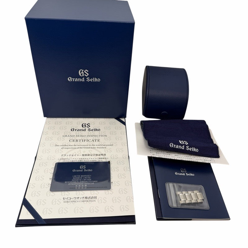 Grand Seiko SBGJ275 Mechanical Hi-Beat 36000 GMT 25th Anniversary Model Sky Blue Stainless Steel