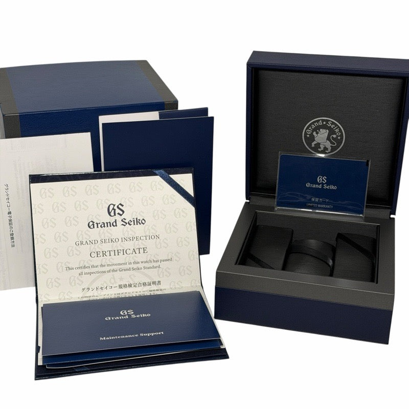 【未使用】グランドセイコー SBGH315 ヘリテージコレクション メカニカルハイビート36000 銀座限定400本 ブルー ステンレス