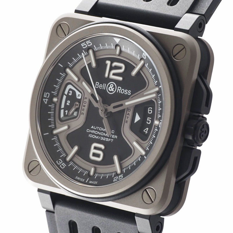[未使用] Bell & Ross BRX3R-BL-TI/SRB BR-X3 黑色钛金属
