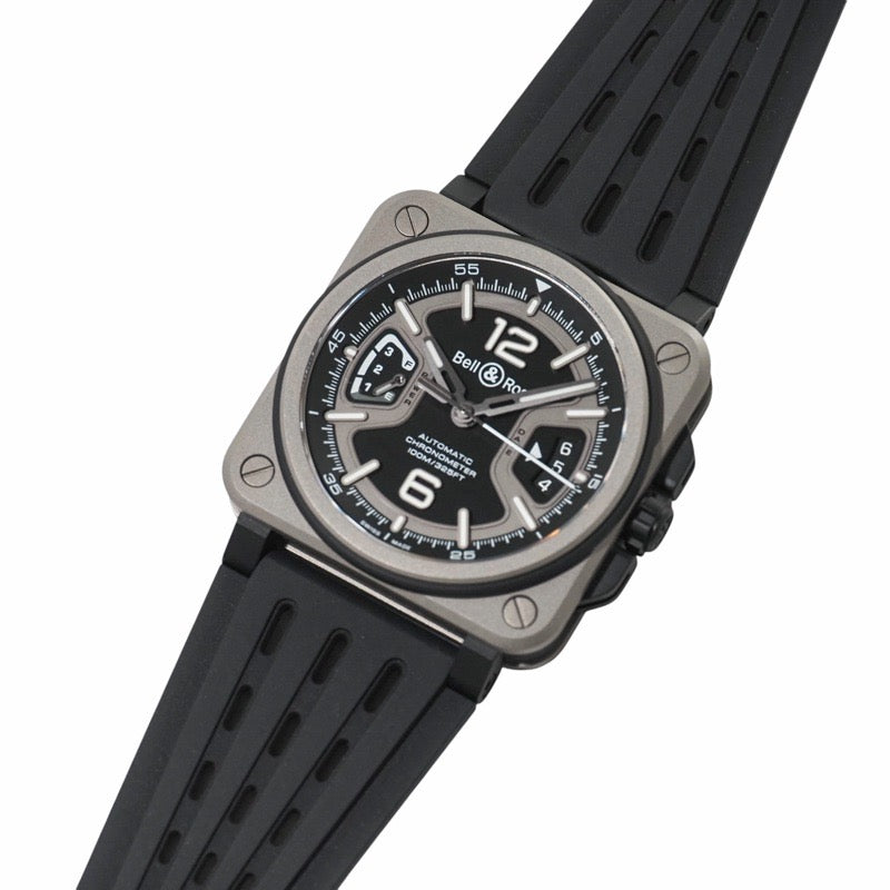 [未使用] Bell & Ross BRX3R-BL-TI/SRB BR-X3 黑色钛金属
