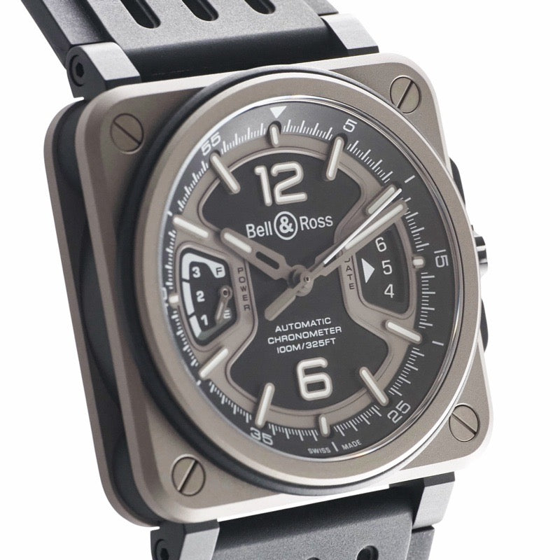 [未使用] Bell & Ross BRX3R-BL-TI/SRB BR-X3 黑色钛金属