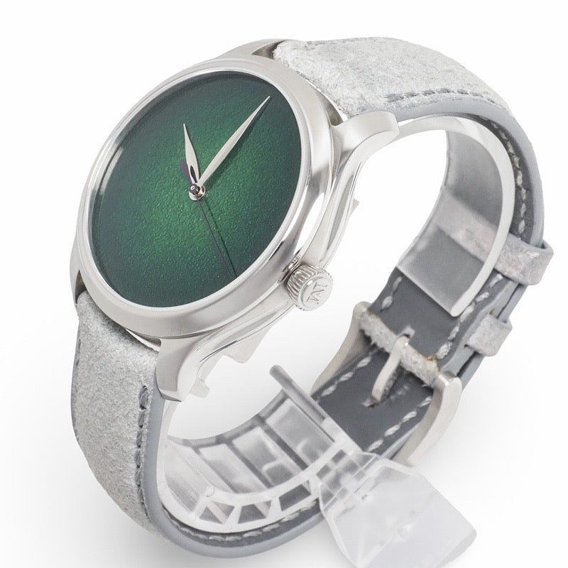 H. Moser 1200-1233 Endeavour Center Seconds Concept Lime Green Stainless Steel
