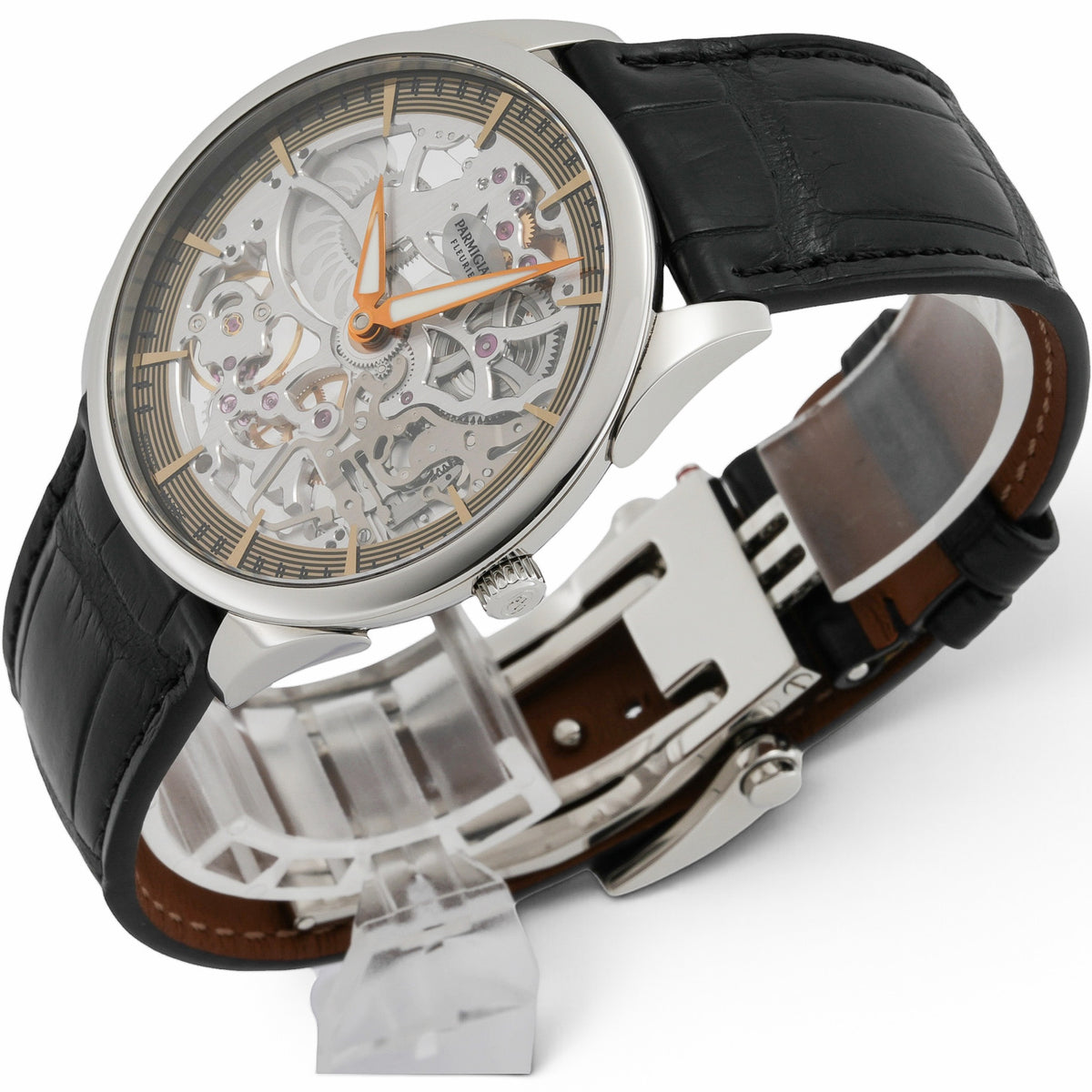 Parmigiani Fleurier PFC289-0002801-XA1442 Tonda 1950 Skeleton Skeleton Stainless Steel