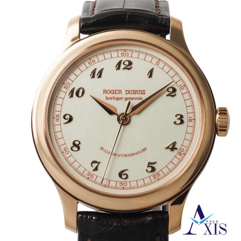 Roger Dubuis H37 57 5/C5.4 Homage Limited Edition of 28 Ivory (Porcelain) Pink Gold