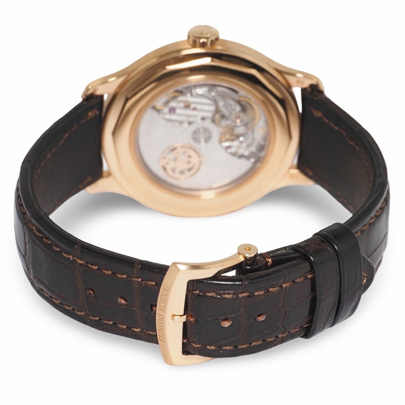 Roger Dubuis H37 57 5/C5.4 Homage Limited Edition of 28 Ivory (Porcelain) Pink Gold