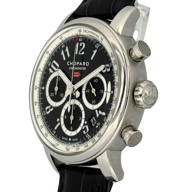萧邦 168619-3006 Mille Miglia 经典计时码表 JX7 黑色不锈钢