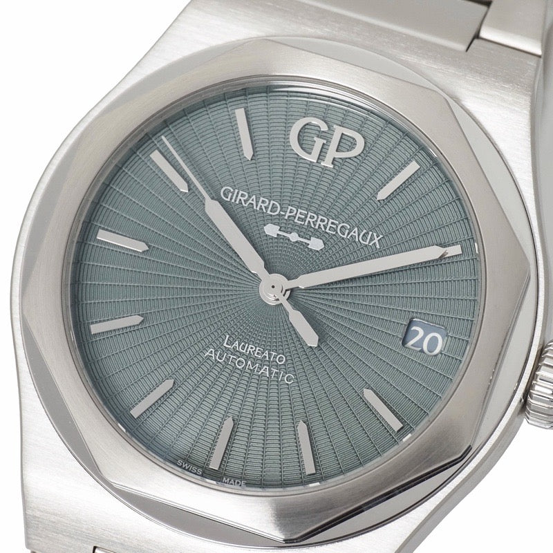 ジラール・ペルゴ 81010-11-3475-1CM ロレアート 42mm インフィニットグレー グレー ステンレス
