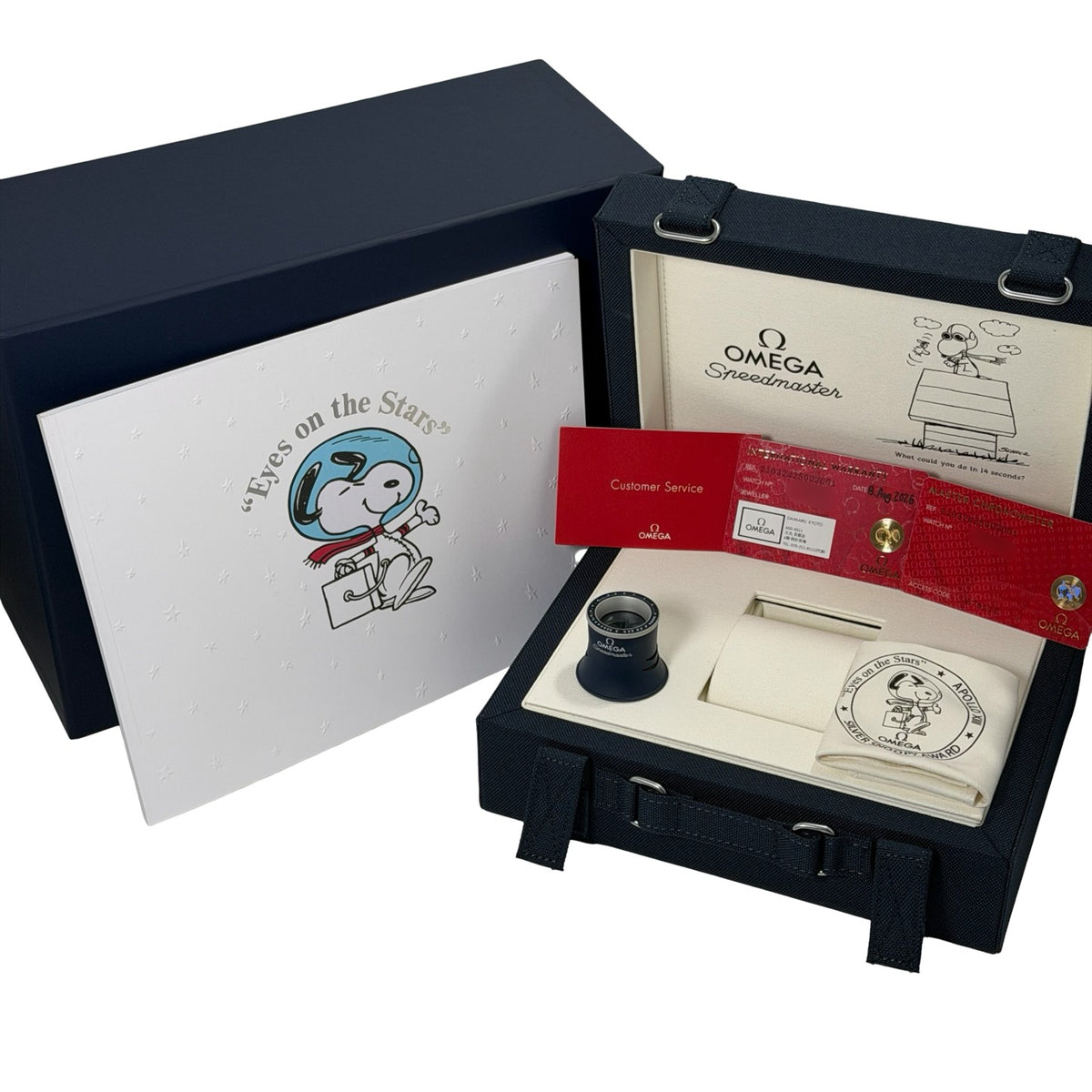 Omega 310.32.42.50.02.001 Speedmaster 50th Anniversary Model Snoopy Award Silver Stainless Steel