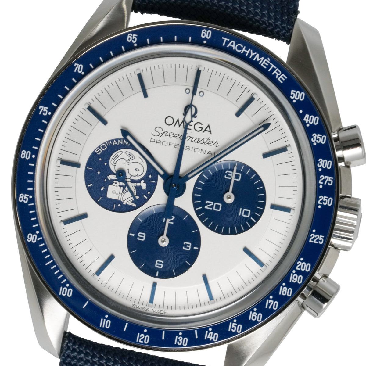 Omega 310.32.42.50.02.001 Speedmaster 50th Anniversary Model Snoopy Award Silver Stainless Steel