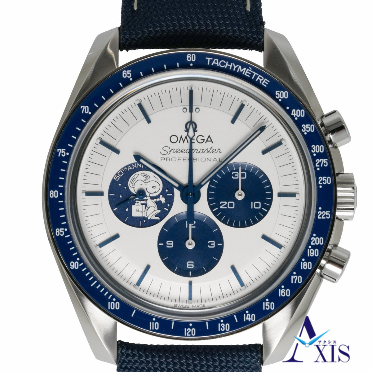 Omega 310.32.42.50.02.001 Speedmaster 50th Anniversary Model Snoopy Award Silver Stainless Steel