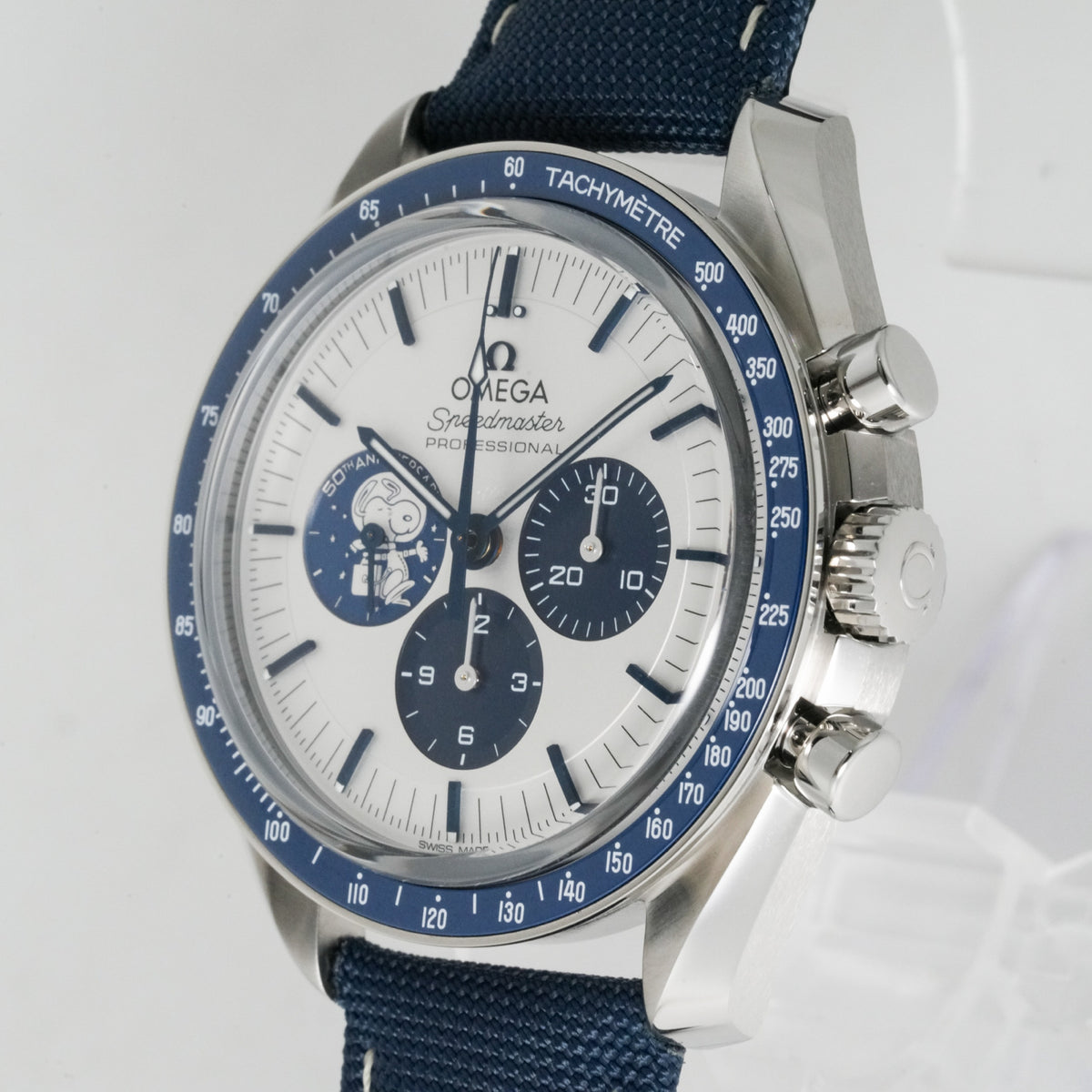 Omega 310.32.42.50.02.001 Speedmaster 50th Anniversary Model Snoopy Award Silver Stainless Steel