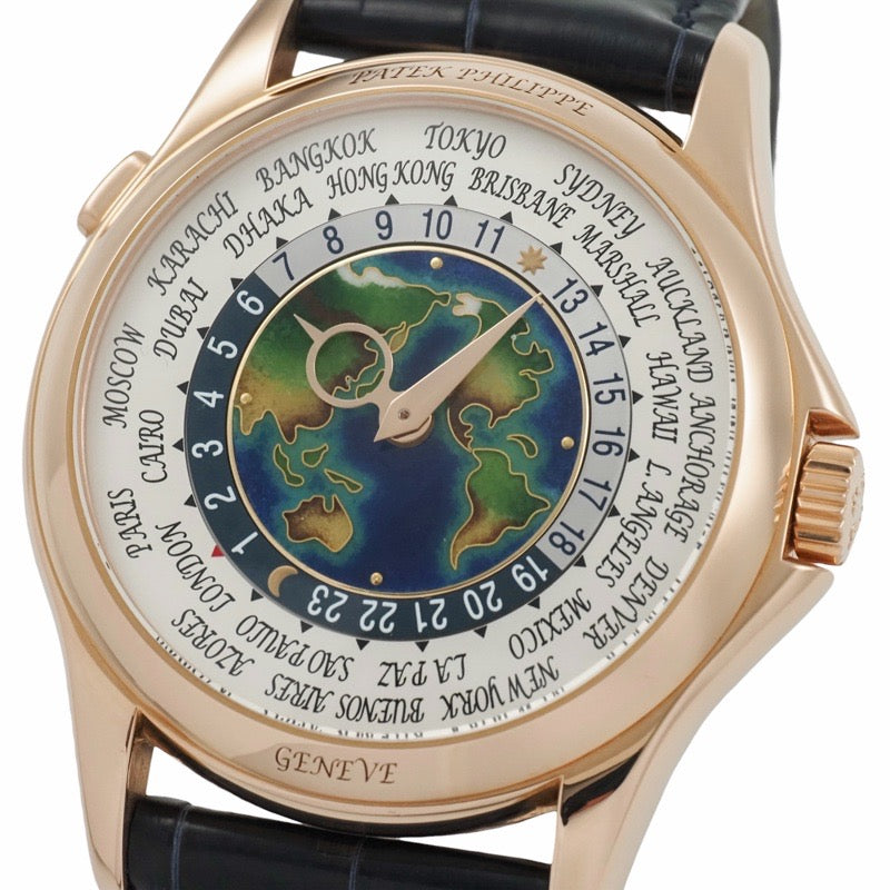百达翡丽 5131R-010 World Time Cloisonné 景泰蓝 玫瑰金