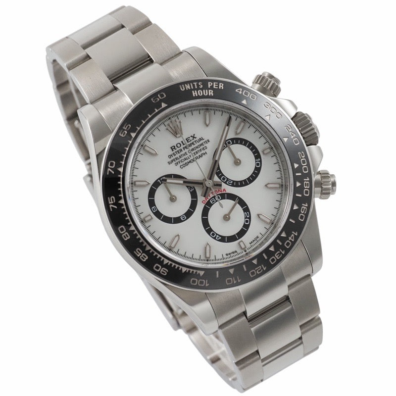 Rolex 126500LN Daytona Warranty 2025 White Stainless Steel