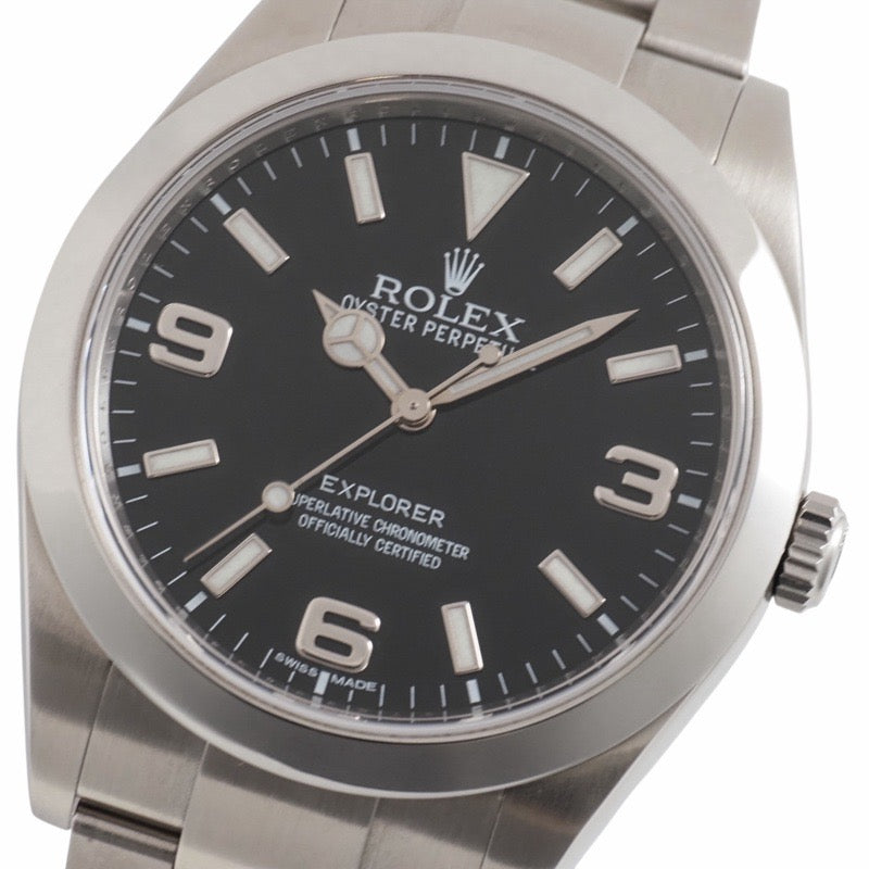 Rolex 214270 Explorer 1 Black Stainless