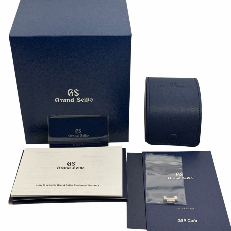 Grand Seiko SBGX261 Heritage Collection 2025 Warranty Black Stainless Steel