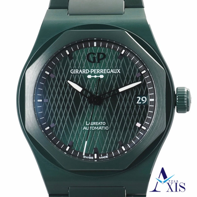 ジラール・ペルゴ 81010-32-3081-1CX ロレアート　アストンマーティン 世界388本限定 グリーン セラミック