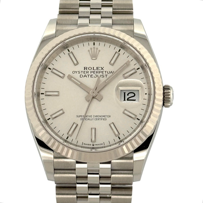 Rolex 126234 Datejust Warranty 2024 Silver Stainless Steel