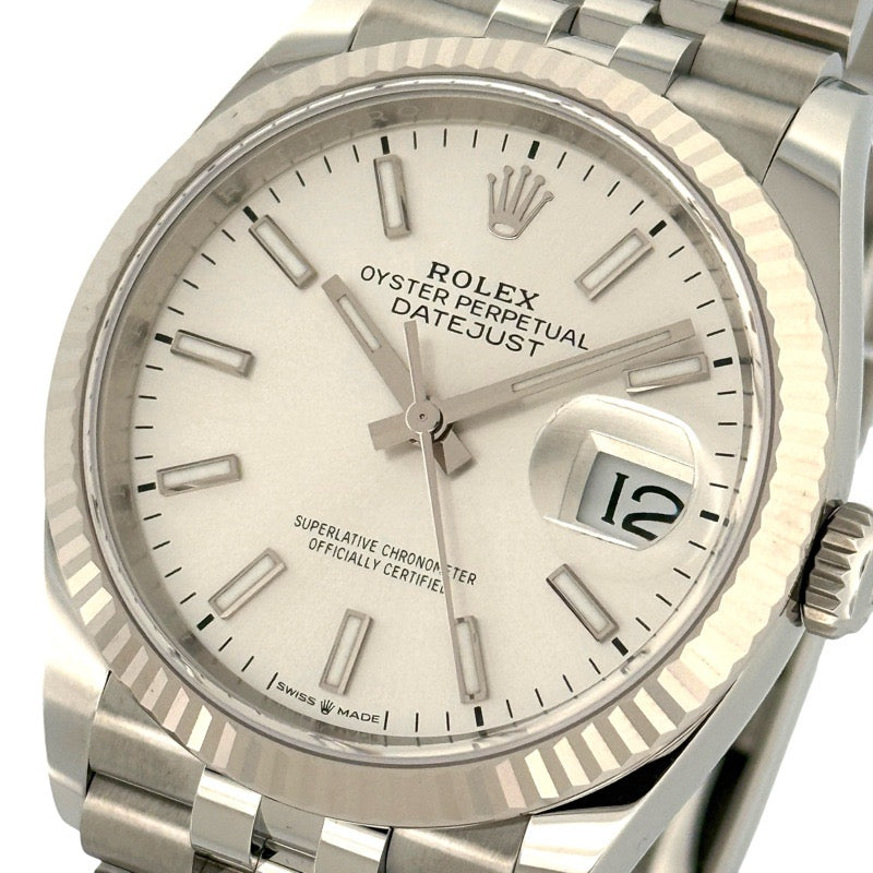 Rolex 126234 Datejust Warranty 2024 Silver Stainless Steel