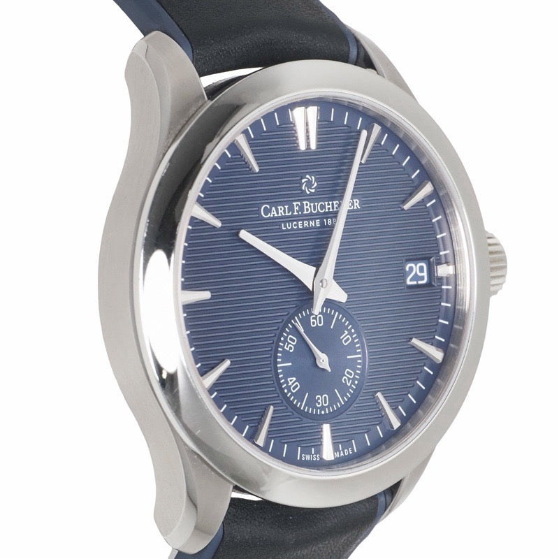 Carl F. Bucherer 00.10924.08.53.02 Manero Peripheral Blue Stainless Steel