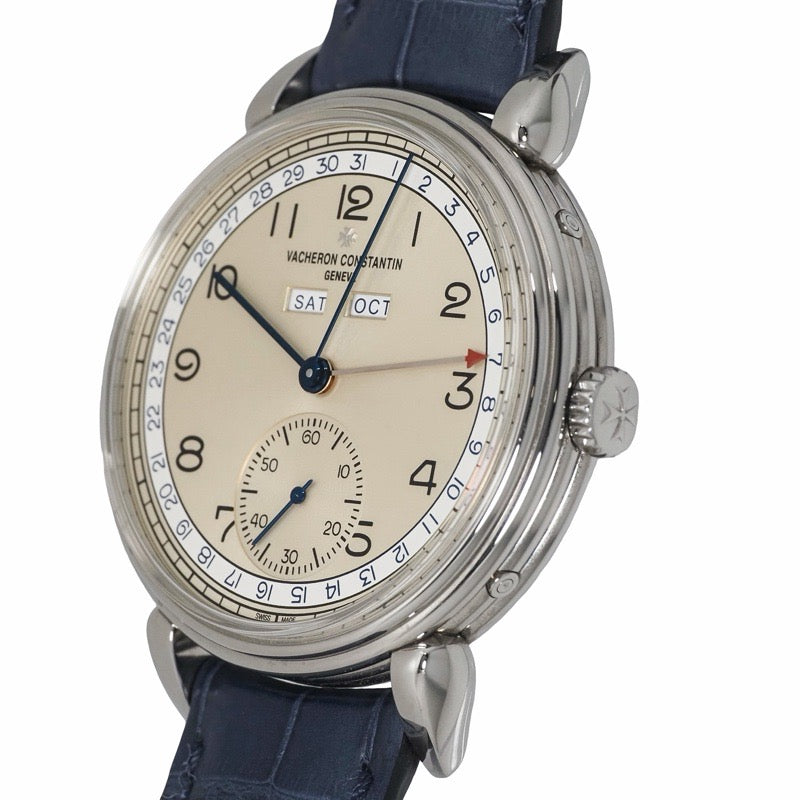 江诗丹顿 3110V-000A-B426 Historiques 三重日历 1942 象牙色不锈钢