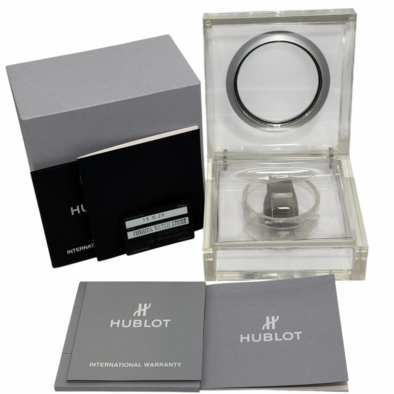 ウブロ 411.JX.4802.RT ビッグバン ウニコ 世界限定500本 スケルトン サファイア