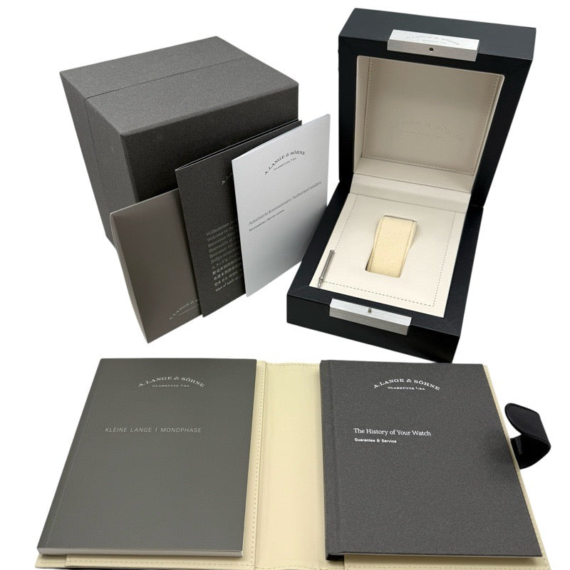 A. Lange &amp; Söhne 182.886 Little Lange 1 Moon Phase Aventurine White Gold