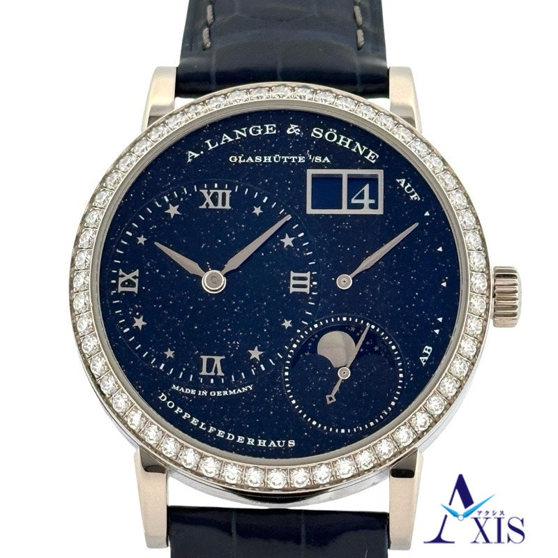 A. Lange &amp; Söhne 182.886 Little Lange 1 Moon Phase Aventurine White Gold