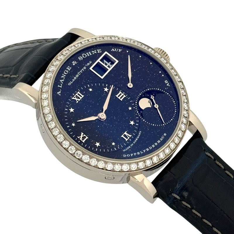 A. Lange &amp; Söhne 182.886 Little Lange 1 Moon Phase Aventurine White Gold