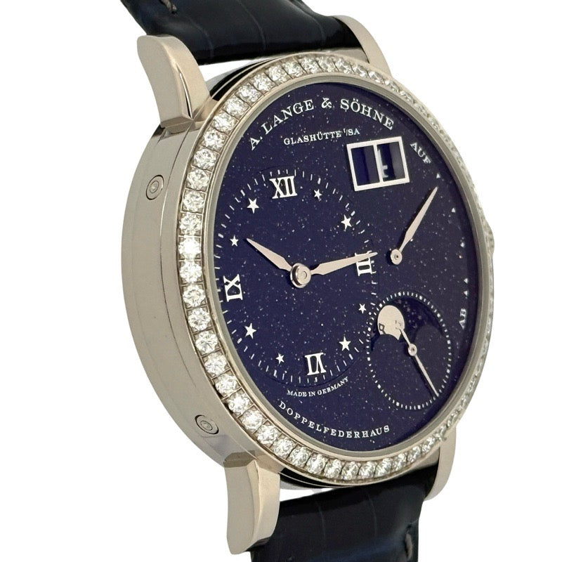 A. Lange &amp; Söhne 182.886 Little Lange 1 Moon Phase Aventurine White Gold