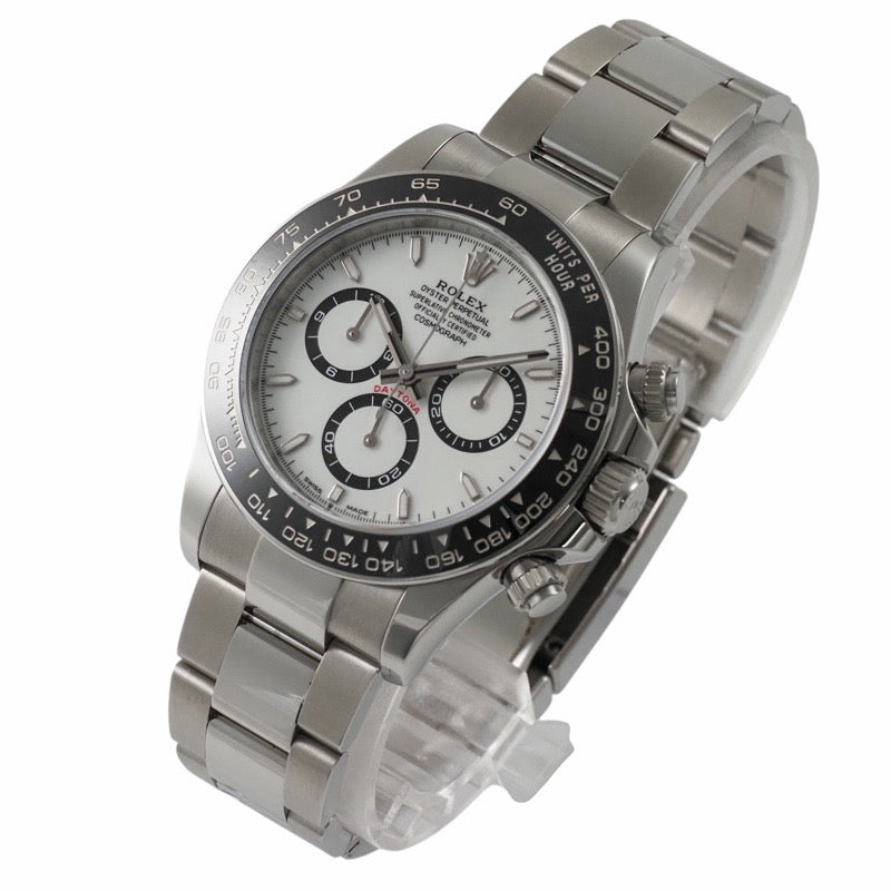 Rolex 126500LN Daytona Warranty 2025 White Stainless Steel