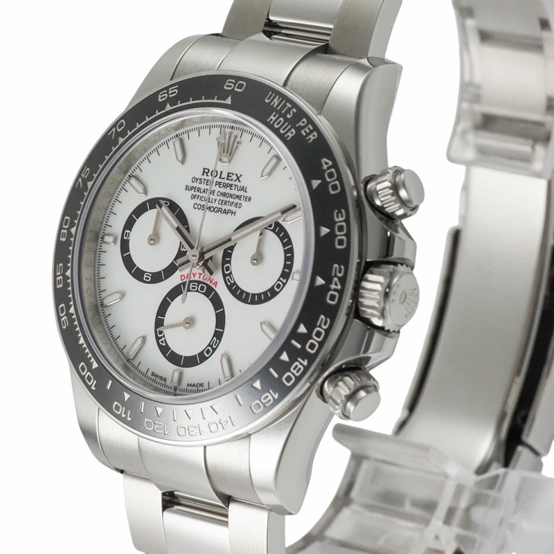 Rolex 126500LN Daytona Warranty 2025 White Stainless Steel