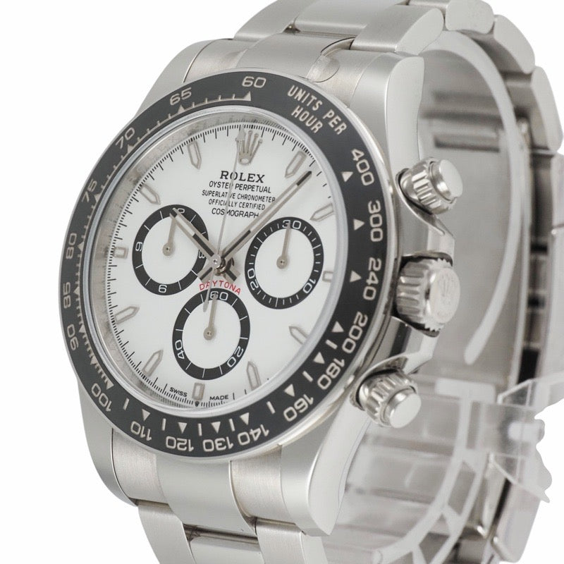 Rolex 126500LN Daytona Warranty 2024 White Stainless Steel