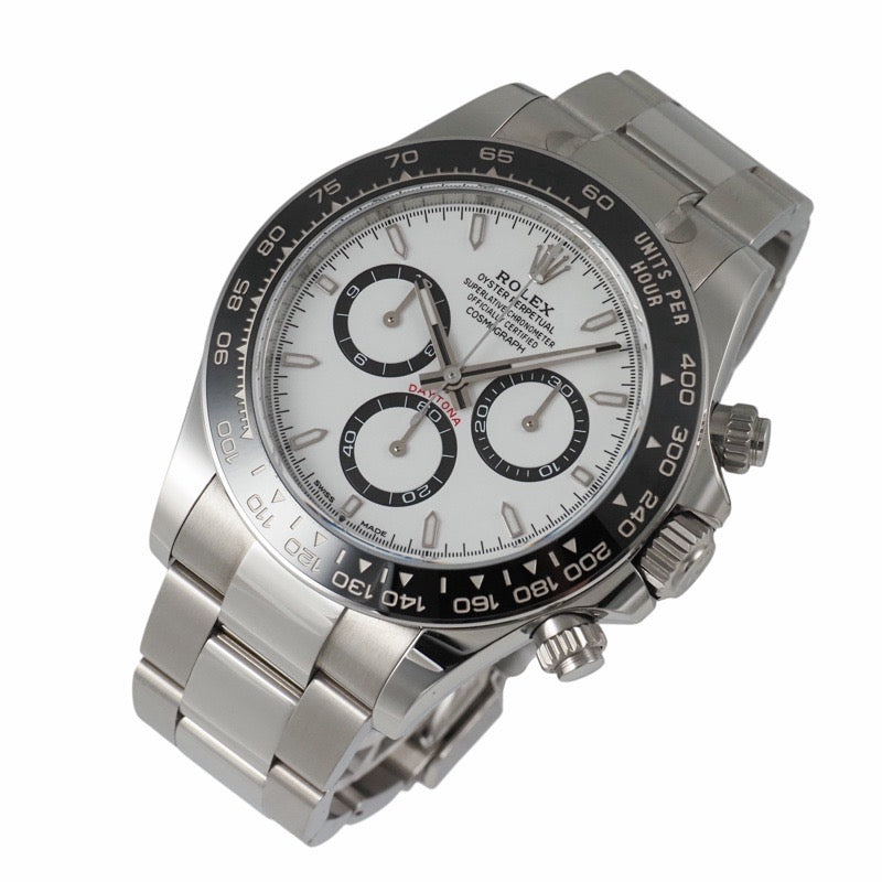 Rolex 126500LN Daytona Warranty 2024 White Stainless Steel