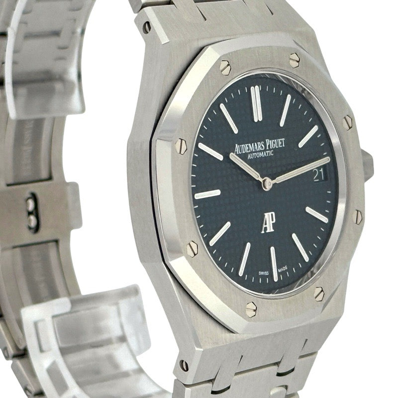 [Unused] Audemars Piguet 16202ST.OO.1240ST.02 Extra-Thin with Warranty 2025, Night Blue Stainless Steel