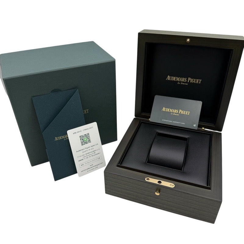 [Unused] Audemars Piguet 16202ST.OO.1240ST.02 Extra-Thin with Warranty 2025, Night Blue Stainless Steel