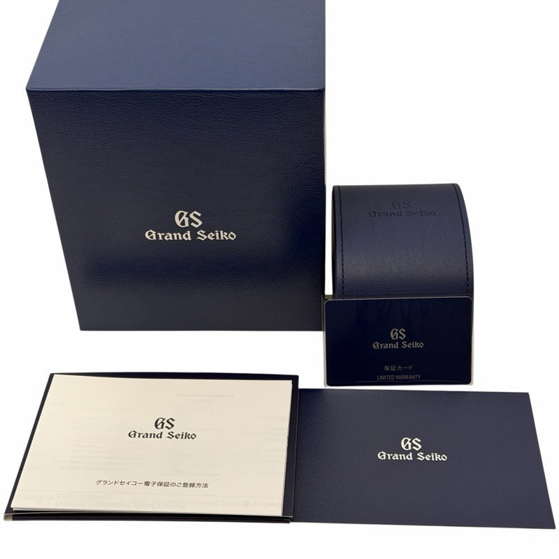[Unused] Grand Seiko SBGX261 Heritage Collection, Warranty 2025, Black Stainless Steel