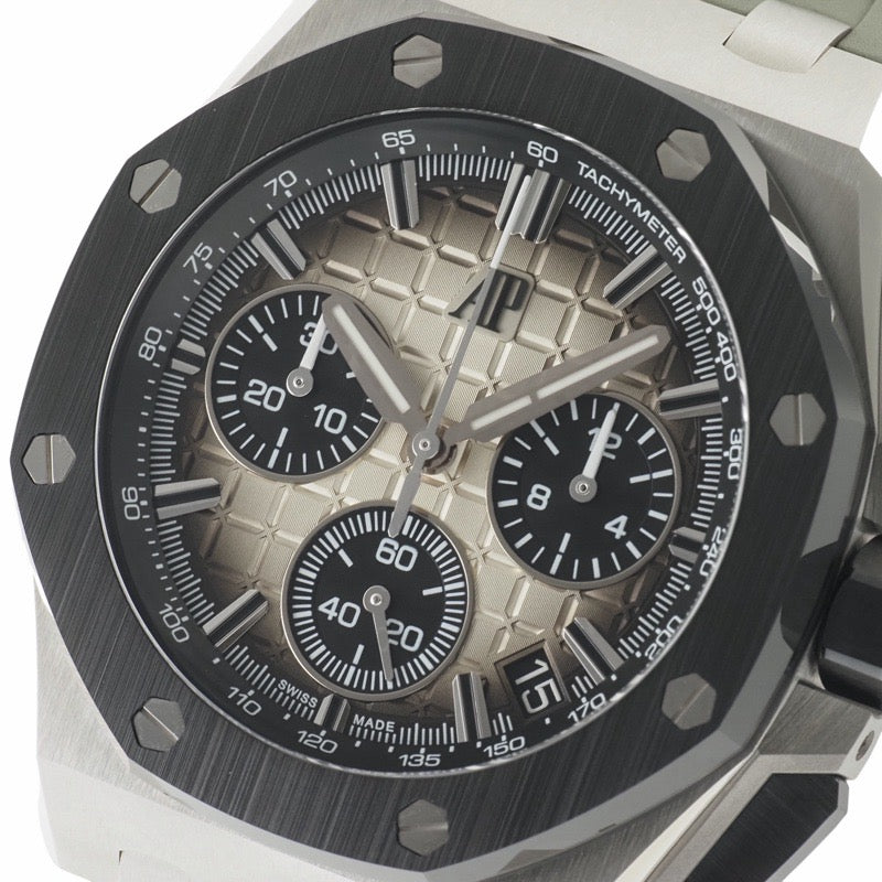 爱彼 (Audemars Piguet) 26420SO.OO.A600CA.01 皇家橡树离岸型计时腕表 烟棕色不锈钢