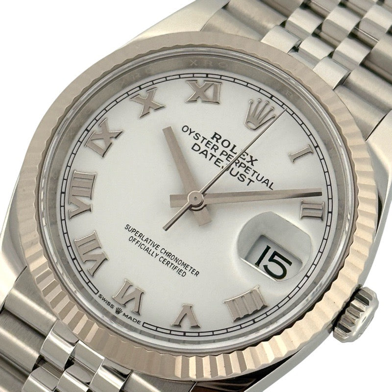 Rolex 126234 Datejust Warranty 2022 White Stainless Steel