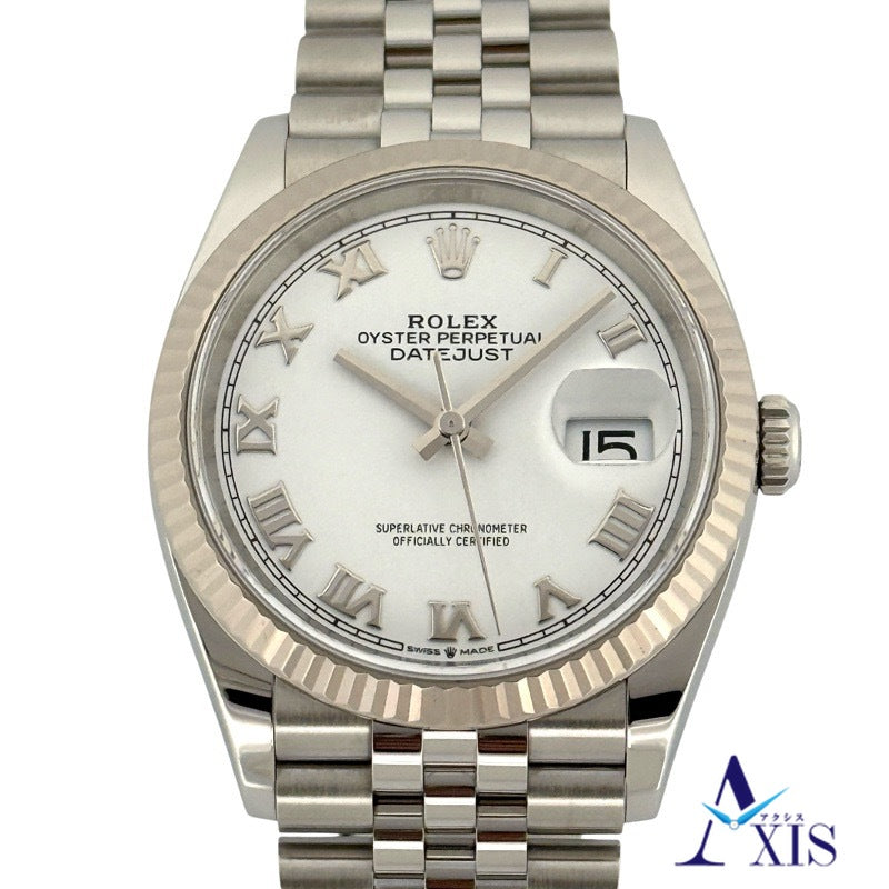 Rolex 126234 Datejust Warranty 2022 White Stainless Steel