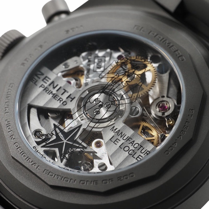 ゼニス 97.L384.400/04.M384 クロノマスター リバイバル 次元大介エディション ベージュ チタン