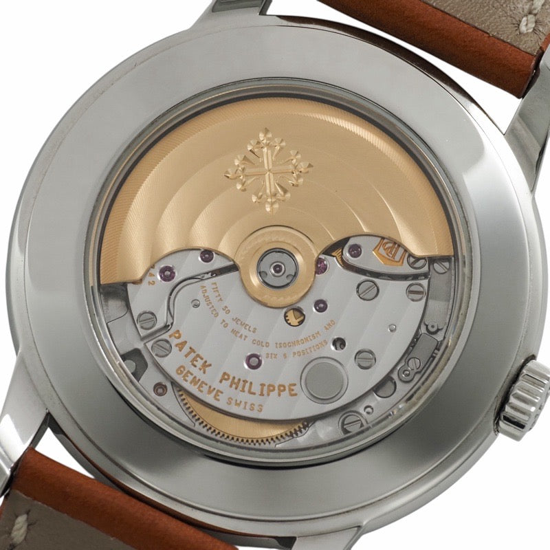 Patek Philippe 5212A-001 Calatrava Weekly Calendar Silver Opaline Stainless