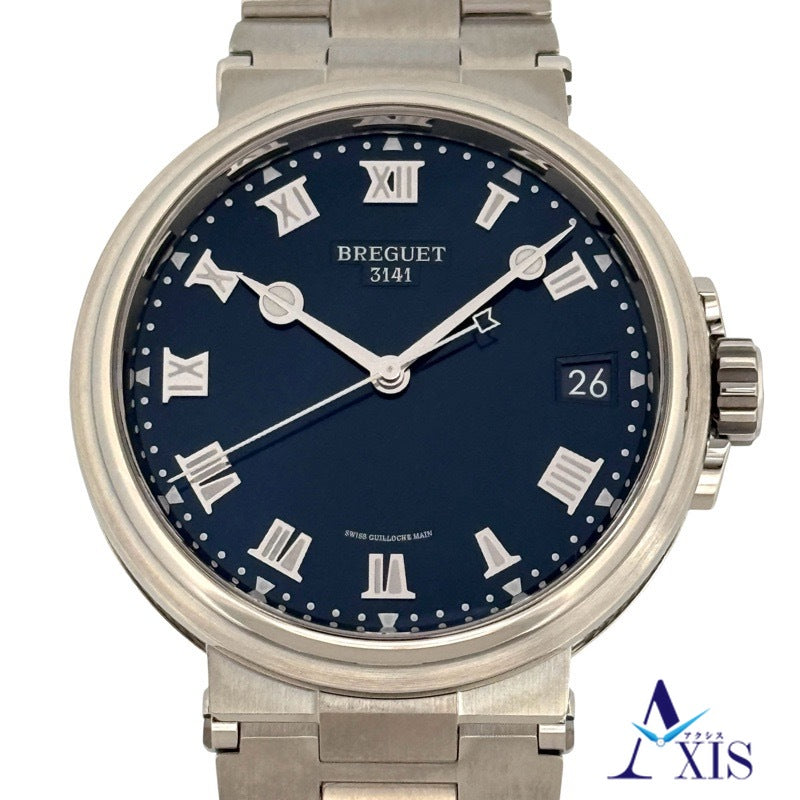 Breguet 5517TI/Y1/TZ0 Marine Warranty 2022 Blue Titanium