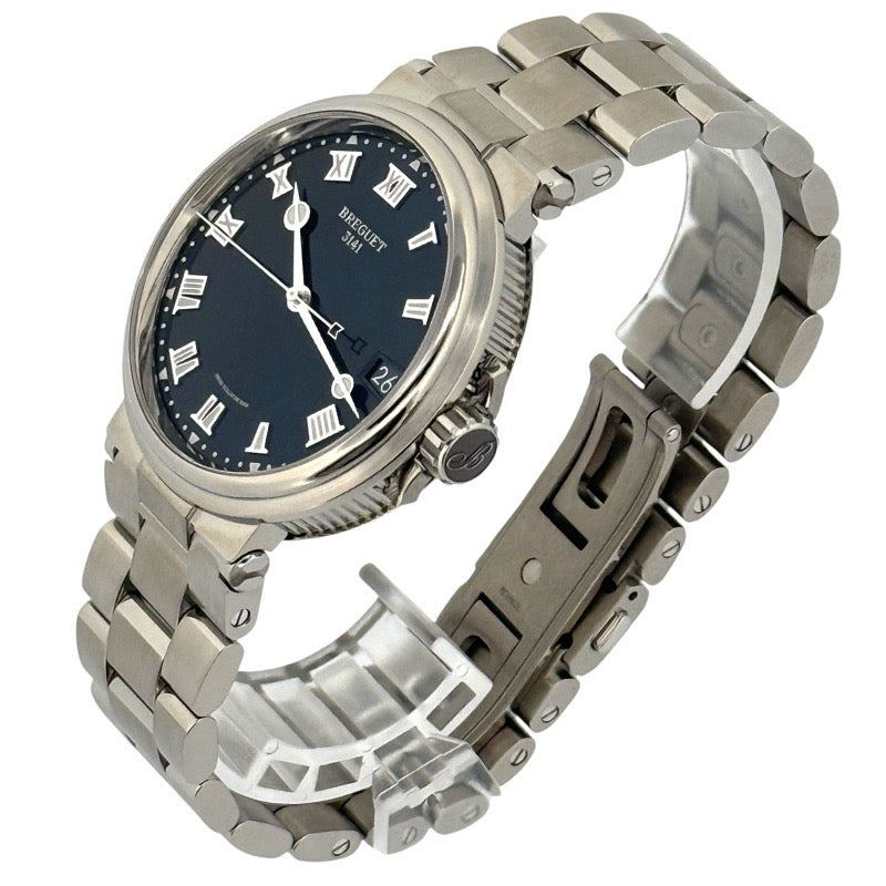 Breguet 5517TI/Y1/TZ0 Marine Warranty 2022 Blue Titanium